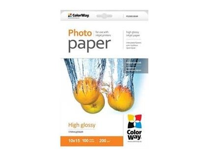 ColorWay PG2001004R Fotopapier 10x15/100ks 200g/m