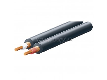 Somogyi USE KN 6 Black 2x008mm kabel dvojlinka 2x0.08mm