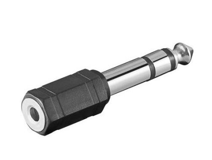 Premiumcord 6.3 Jack M - 3.5 Jack F stereo Redukcia