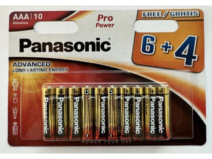 Panasonic LR03 Pro Power 10x AAA Bateria