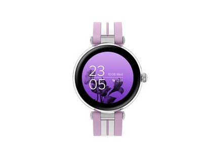 Canyon SW-61, Semifreddo smart hodinky dámske, BT, fareb. LCD displej 1.19´´, vodotes. IP68, 25 športov, fialové