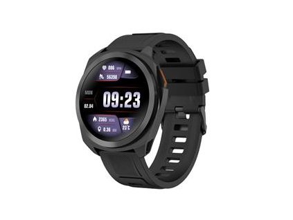 Canyon SW-83, Maverick, smart hodinky, GPS, BT, fareb. LCD displej 1.32´´, vodotes. IP68, 128 športov, čierne