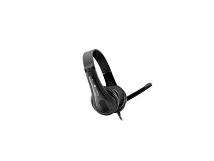 Canyon HSC-1, PC Headset, slúchadla s mikrofónom, 1 x 3.5mm jack komb., ovládanie na kábli, 2 m, čierne