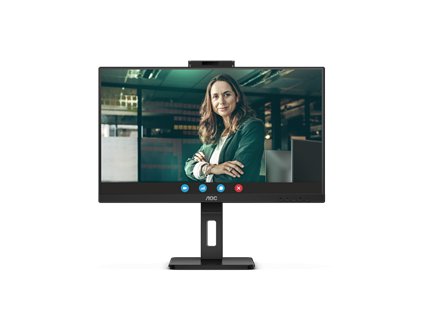 AOC Q27P3CW 27"W IPS LED 2560x1440 20 000 000:1 4ms 350cd HDMI DP USB-C(65W) PIVOT CAM repro