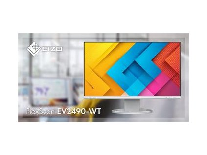 EIZO 24" EV2490-WT, 1920 x 1080, IPS,16:9, 5ms, 250 cd/m2, 1000:1, DP/HDMI/USB-C/RJ45, bílá