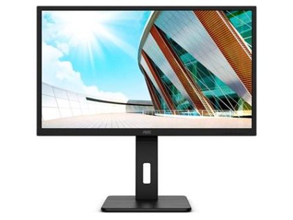AOC LCD Q32P2 31,5" IPS/2560x1440@75Hz/4ms/50M:1/250cd/1000:1/2xHDMI/DP/4xUSB/Repro/Pivot/VESA