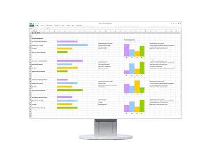 EIZO 24" EV2456-WT, 1920 x 1200, IPS,16:10, 5ms, 350 cd/m2, 1000:1, DP/HDMI/DVI/Dsub, ultraslim 1 mm rám., bílý