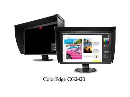 EIZO 24" CG2420-BK, IPS, 1920x1200, 400 cd/m2, 1500 : 1, DVI,HDMI,Disp.P, černý