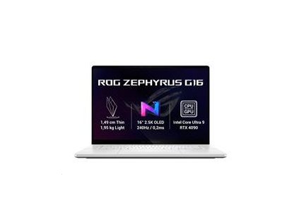 ASUS ROG ZEPHYRUS G16 GU605MY-NEBULA033W, Ultra 9 - 185H, 16.0˝ 2560x1600 WQXGA, RTX 4090/16GB, 32GB, SSD 2TB, W11Home