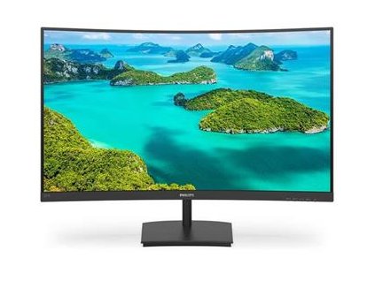 Philips LCD 271E1SCA 27" zakřivený VA/1920x1080@75Hz/Mega DCR/4ms/250 cd/m2/VGA/HDMI/Repro/VESA/FreeSync