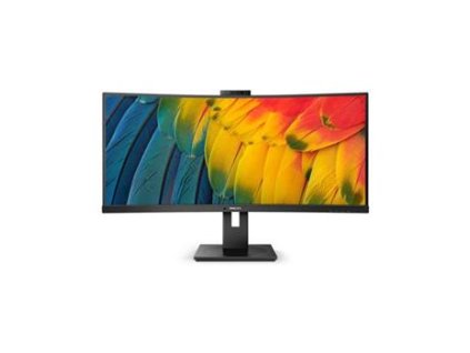 Philips LCD 34B1U5600CH 34" zakřivený VA/3440x1440@100Hz/4ms/350cd/DP/HDMI/4xUSB/USB-C dock/RJ45/Webcam/Repro/VESA