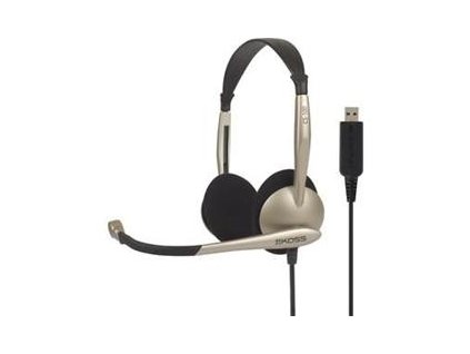 KOSS CS/100 sluchatka s mikrofonom USB