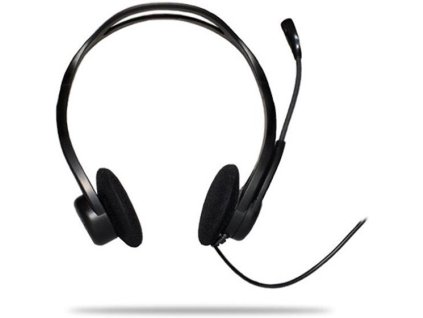 logitech pc 960 usb sluchadla s mikrofonom cierne i25587