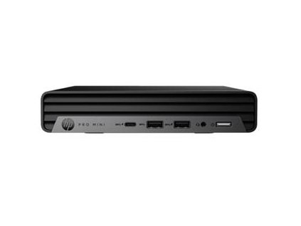 HP Pro Mini 400 G9/i3-13100T/1x8 GB/SSD 512GB M.2/Intel HD/WiFi6+BT/bez MCR/90Wexterní/no vPro/2xDP+HDMI/FDOS