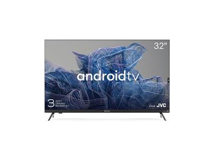 KIVI TV 32H750NB, 32" (81cm), HD, Google Android TV, Black, 1366x768, 60 Hz, Sound by JVC, 2x8W, 33 kWh/1000h , BT5, HDM