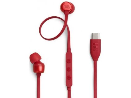 JBL Tune 310 USB-C červené Slúchadlá