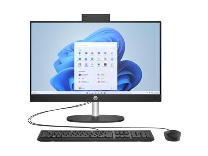 HP AIO 24-cr0001nc/24'' IPS FHD AG/Core i3-1315U/16GB/1TB SSD/Intel Graphics/5xUSB/1xHDMI/RJ45/WIN 11 Home/Black