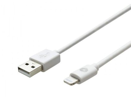 Sturdo USB-A Lightning MFI 1m 2,4A biely Kabel
