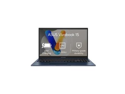 ASUS Vivobook 15 X1504VA-NJ908W, i3-1315U, 15.6˝ 1920x1080 FHD, UMA, 8GB, SSD 512GB, W11H modry