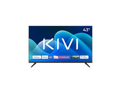 KIVI TV 43F730QB, 43" (108cm), HD LED TV, AndroidTV 11, Black, 1920x1080, 60 Hz,2x8W, 33 kWh/1000h ,HDMI ports 2