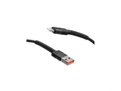 14119 sturdo pleteny kabel usb na lightning 2m 3a cierny