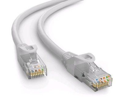C TECH UTP RJ45 RJ45 CAT6e 7.5m šedý Kábel