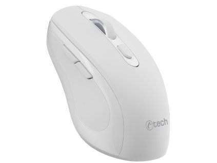 mys c tech wlm 12 dual mode bezdrotova bt5 0 2 4 ghz 1600dpi 6 tlacidiel usb nano receiver biela galeria1 big ies10075461