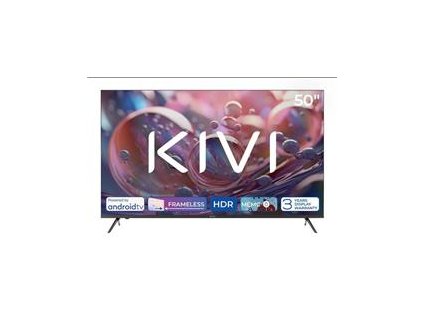 KIVI TV 50U760QB, 50" (127cm), HD LED TV, AndroidTV 11, Black, 3840x2160, 60 Hz,2x8W, 33 kWh/1000h ,HDMI ports 2