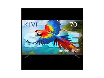 KIVI TV 70U760QB, 70" (175cm), UHD LED TV, AndroidTV 11, Black, 3840x2160, 60 Hz, GAME MODE, HLG, HDR, 115 kWh,WIFI5