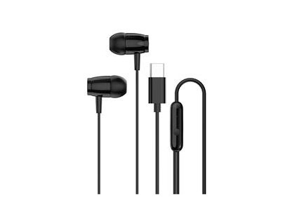 Canyon SEP-5, slúchadlá do uší, integrované ovládanie, hlboké basy, USB-C kábel 1.2m, čierne