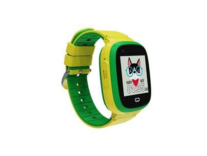 Canyon KW-48, Sunny, smart hodinky pre deti, far. displ., 4G Aud./Vid. volania, GPS tracking, IP67, 512MB, 7 hier, žlté