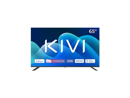 KIVI TV 65U730QB, 65" (163cm), HD LED TV, AndroidTV 11, Black, 3840x2160, 60 Hz,2x8W, 33 kWh/1000h ,HDMI ports 2
