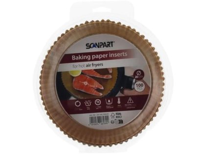 Scanpart 2910070003 20cm 100ks Papier na pečenie do teplovdušných fritéz