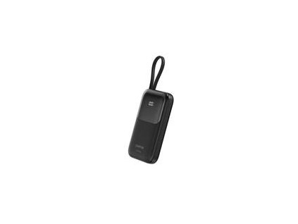 Canyon OnPower 101, Powerbank, 10.000 mAh, dig. disp., in: USB-C, out: USB-A, QC 3.0/USB-C, PD 22,5W, integ. káb..