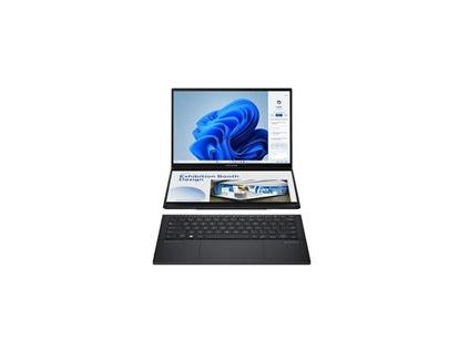 ASUS Zenbook Duo UX8406CA-OLED088W, Core Ultra 7 255H, 2x 14.0˝ 2880 x 1800/Touch, UMA, 32GB, SSD 1TB, W11H, pero, puzdr