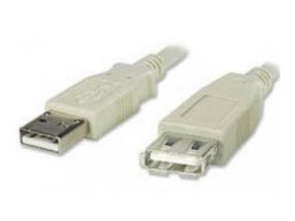 PremiumCord predlžovací USB 2.0 A-A 0.20m sedá Kabel