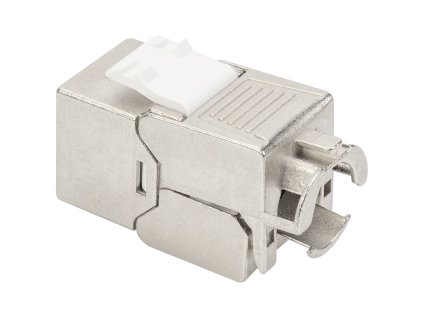 Digitus keystone 8pin RJ45 Cat6a zásuvka montáž bez nástroja Konektor dátový 3