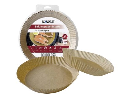 Scanpart 2910070002 priemer 16cm 100ks Papier na pečenie do fritéz