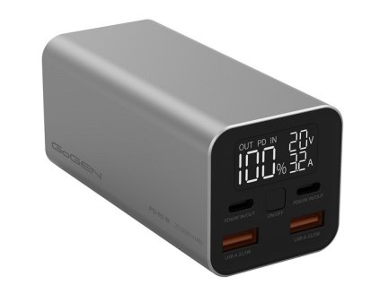 Gogen PB2000009S 20000mAh strieborná PowerBank 1