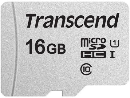 Transcend 16GB 300S UHS I U1 Clas10 pam.k.s adaptérom Pam.k.SDHC Micro 2