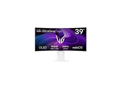 LG 39GX90SA-W 39"W OLED 3440x1440 Mega:1 0.03ms 275cd DP 2xHDMI USB-C (65W) repro 240Hz WEB OS