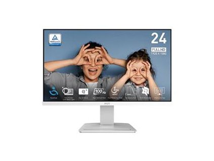 MSI monitor PRO MP2412W, 23,8" VA/1920 x 1080 FHD/100Hz/1ms/HDMI/DP/bílá