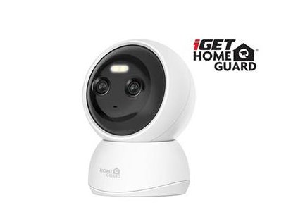 iGET HOMEGUARD HGWIP222 - Dual lens IP kamera, 2K rozlišení, 2x optika, se zvukem a nočním viděním