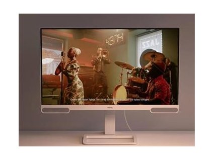 BenQ LCD EW2790U 27" IPS/3840x2160/5ms/350nits/1000:1/3xHDMI/5xUSB/repro/Pivot/Výškově nastavitelný/VESA/bílá