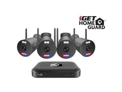 iGET HOMEGUARD HGNVK109104 - Wireless 3K NVR 10CH + 4x WiFi 3K kamera
