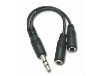 PremiumCord jeck 3.5mm-2x 3.5mm,MF,10 cm stereo Adapter
