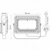 Nedes LED Profi Extra 100W/5000K/BK-LF5025 Reflektor