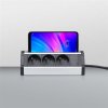 Solight PP104 1,5m 3Z rohová s držiakom na tablet Predlžovačka