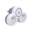 Solight 240V 2x10A P105 s vypínačom
