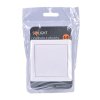 Solight 5B110 vypínač Slim č.6 schodiskový, biely